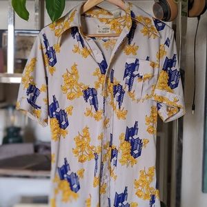 Vintage button down short sleeve